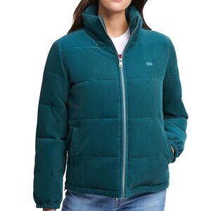 Levi's Zoe Corduroy Puffer Jacket Down Alternative Coat
